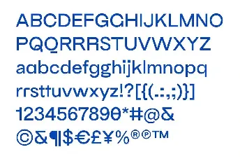 TG Reglic font