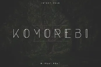 Komorebi font