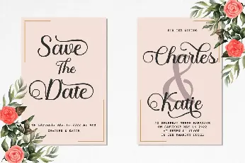 Santika Script font