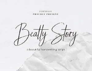 Beatty Story font