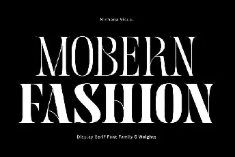 Mobern Fashion font