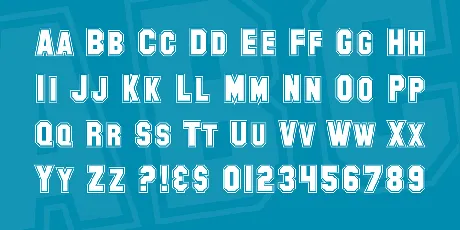 SF Collegiate font