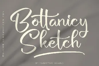 Bottanicy Sketch font