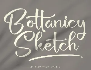 Bottanicy Sketch font