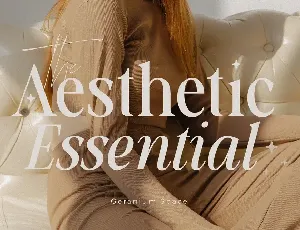 Aesthetic Essential font