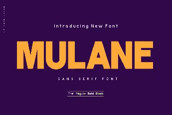 Mulane font