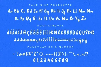 Fake Nice Display font