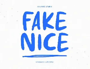 Fake Nice Display font