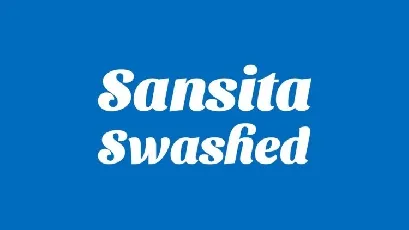 Sansita Swashed Family font