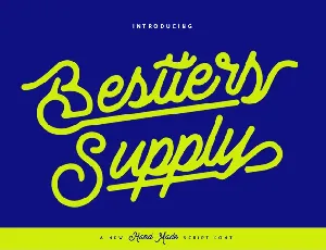 Bestters Supply font