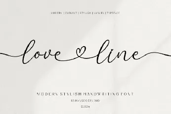 Love Line font