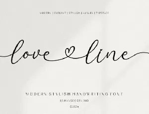 Love Line font