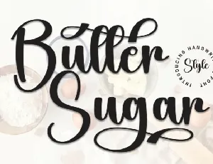 Butter Sugar Script font