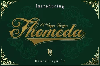 Thomeda font