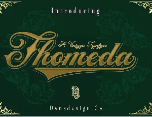 Thomeda font