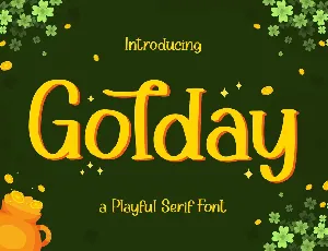 Golday Free Trial font