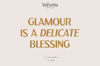 Velvetta font