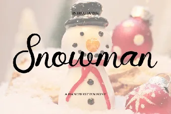 Snowman Typeface font