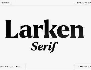 Larken font