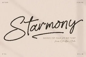 Starmony font