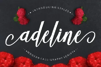 Adeline Calligraphy Script font