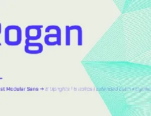 Rogan Family font