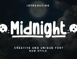 Midnight Display Typeface font