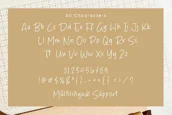 Simple Nathalie font