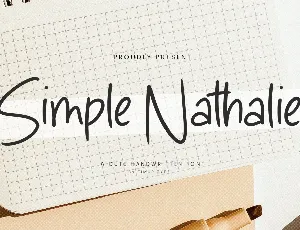 Simple Nathalie font