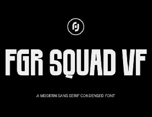 FGR Squad VF font