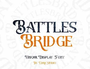 Battlesbridge Demo font