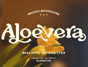 Aloevera font