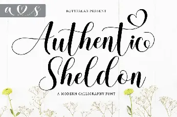 Authentic Sheldon font