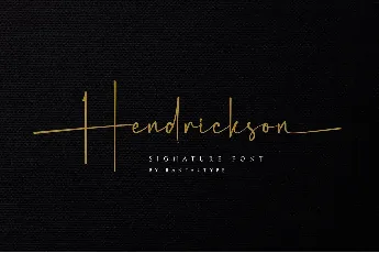 Hendrickson font