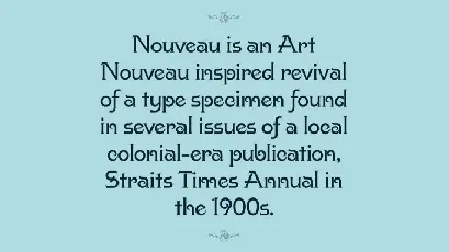 DT Nouveau font