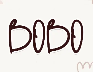 Bobo font