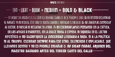 Wurz Family font