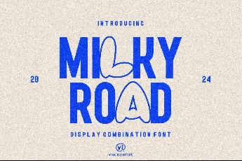 MilkyRoad font