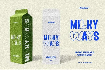 MilkyRoad font