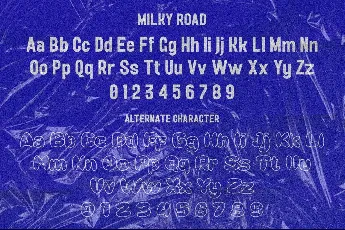 MilkyRoad font