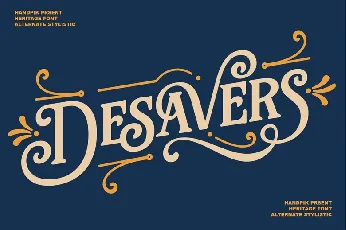 Desavers font