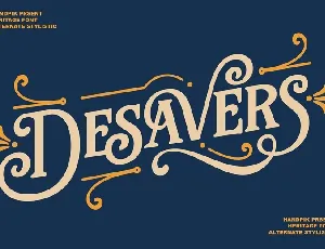 Desavers font