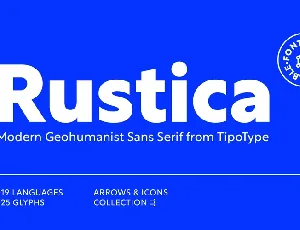 Rustica Family font