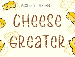 Cheese Grater font