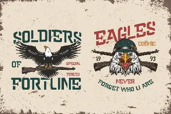 Cold Army Free Trial font