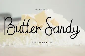 Butter Sandy font