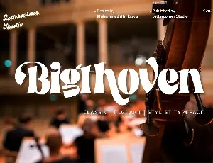 Bigthoven font