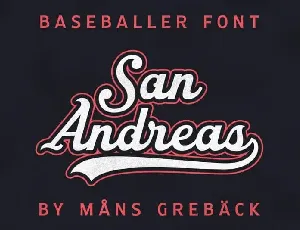 San Andreas Script font