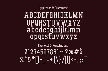 Gluttoner Slab DEMO font