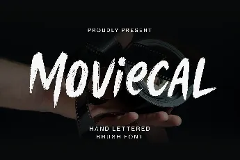 Moviecal font